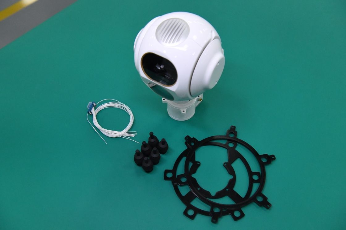 三軸EOセンサーおよびレーザーの距離計電子視覚UAVのジンバルのカメラ12V