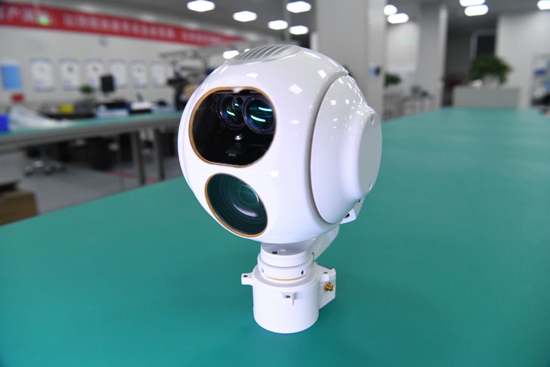 三軸EOセンサーおよびレーザーの距離計電子視覚UAVのジンバルのカメラ12V